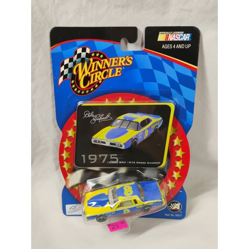 1/64 Dale Earnhardt Winners Circle #8 RPM 1975 Dodge Charger‎ Collector Card